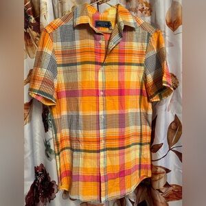 Vineyard Vines Men’s Madras Plaid SS Shirt NWT